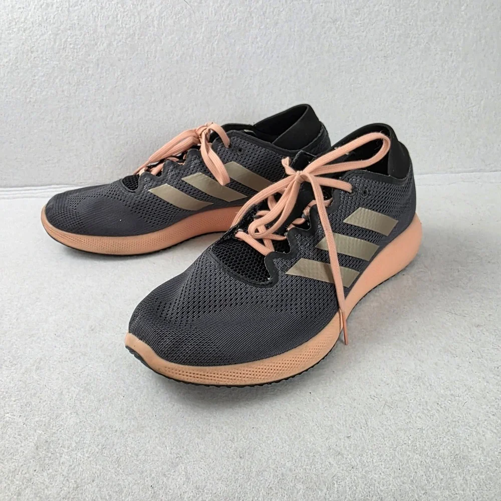 Adidas Purebounce Street Womens Running Shoes Grey Gold Peach G54118 Size 11